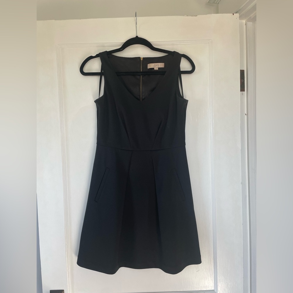 LOFT Black Cocktail Dress